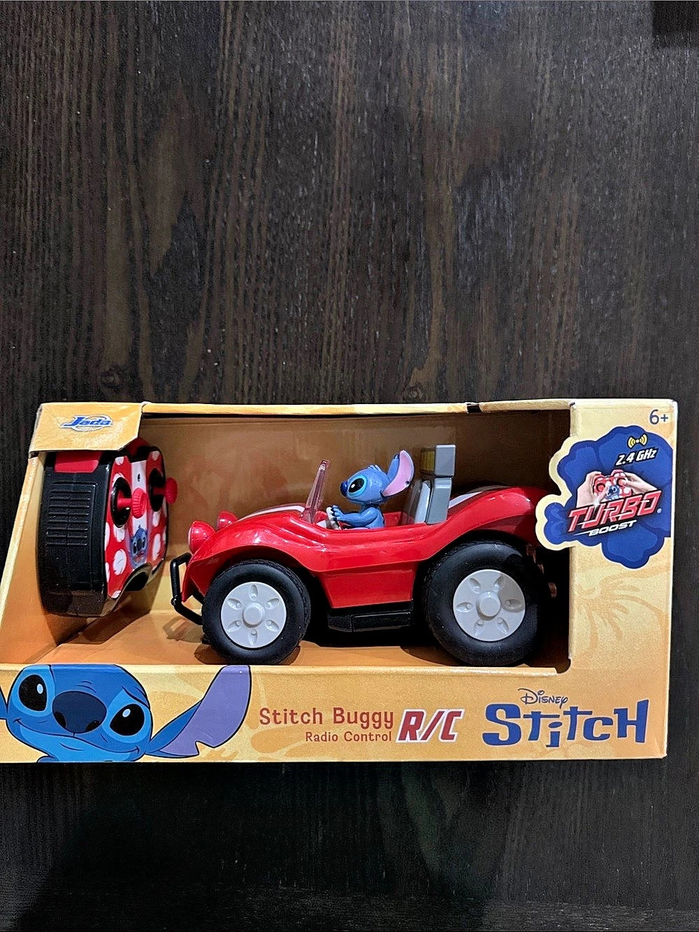Disney Stitch Buggy R/C Radio Control Red & Blue Like New
